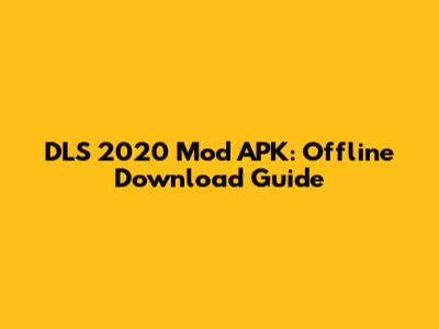 DLS 2020 Mod APK: Offline Download Guide