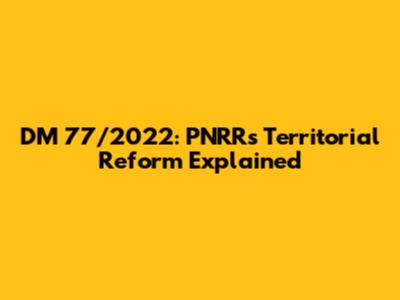 DM 77/2022: PNRR's Territorial Reform Explained