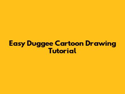 Easy Duggee Cartoon Drawing Tutorial