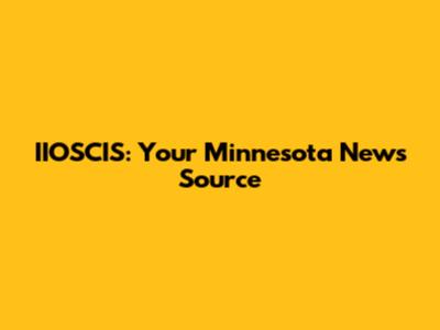 IIOSCIS: Your Minnesota News Source