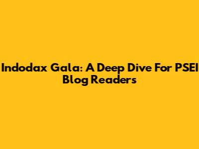 Indodax Gala: A Deep Dive For PSEI Blog Readers