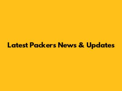 Latest Packers News & Updates