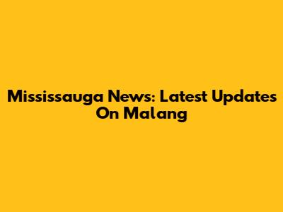 Mississauga News: Latest Updates On Malang