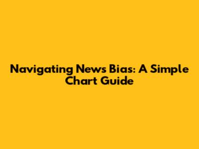 Navigating News Bias: A Simple Chart Guide
