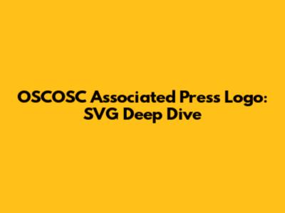 OSCOSC Associated Press Logo: SVG Deep Dive