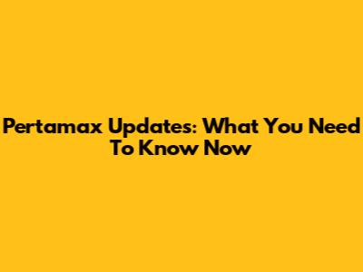 Pertamax Updates: What You Need To Know Now